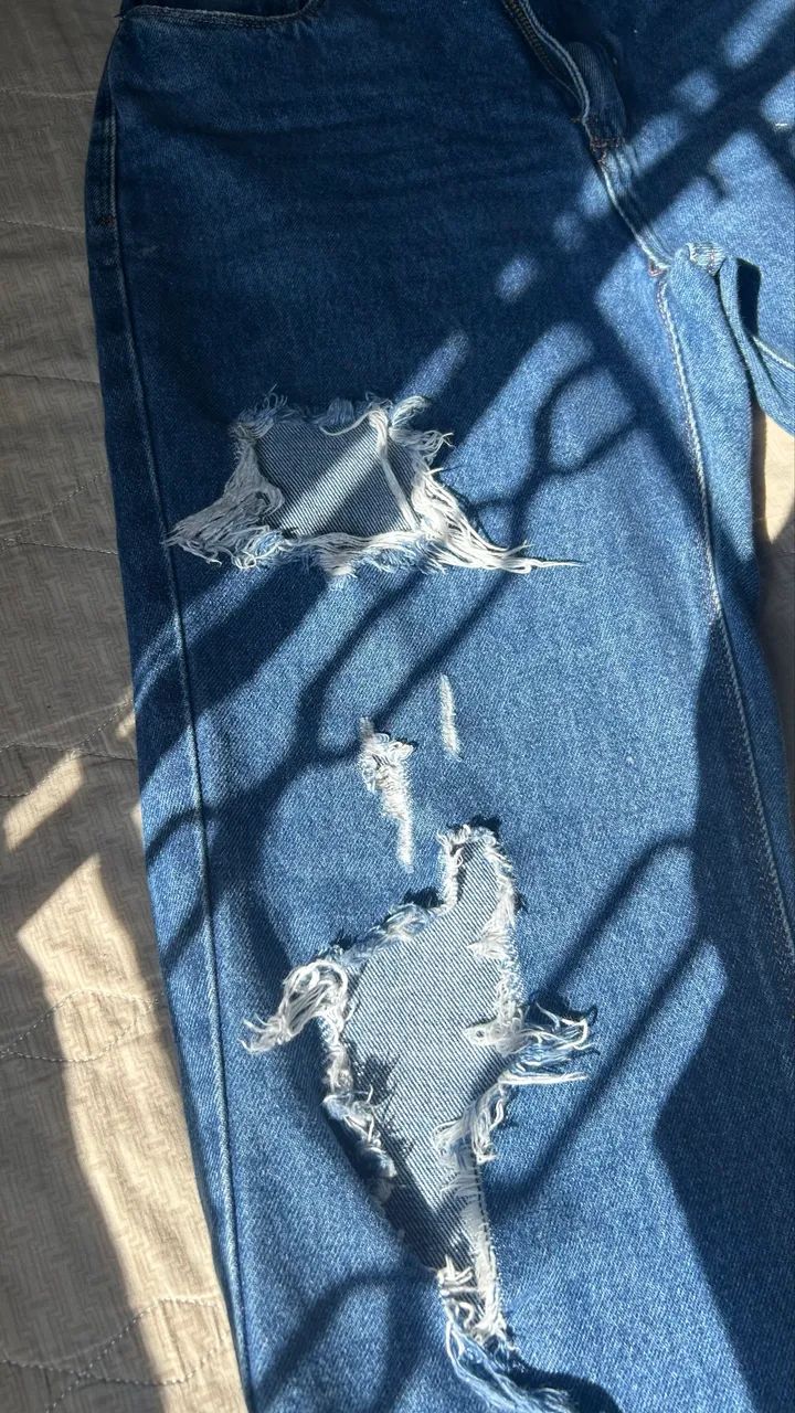 calça wide legue