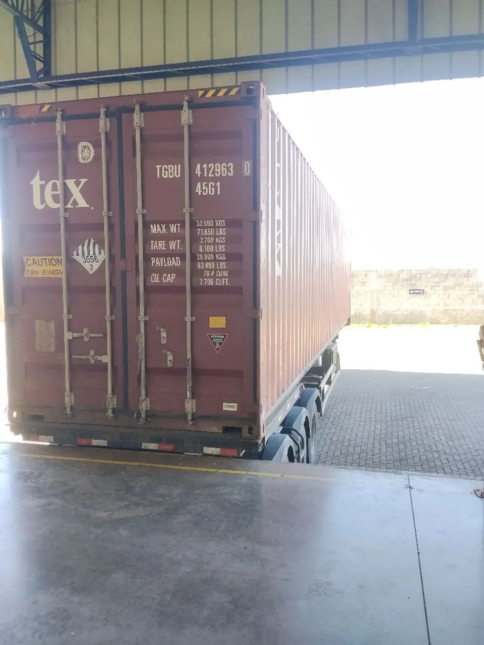 Chapa Maringá carga e descarga de caminhão 
