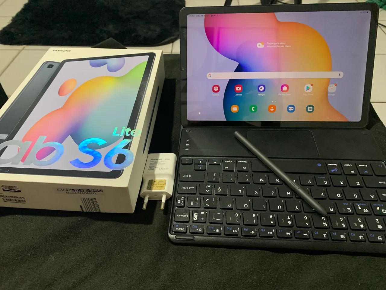 Tablet Samsung S6 LITE 64gb pega Chip 4G - Foto 3