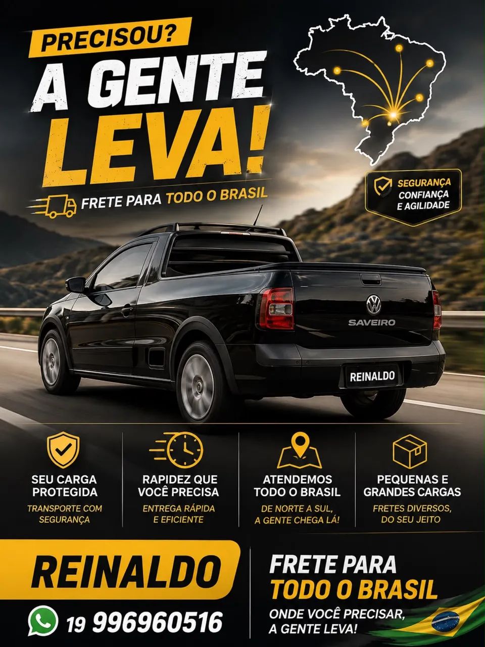 Frete saveiro 