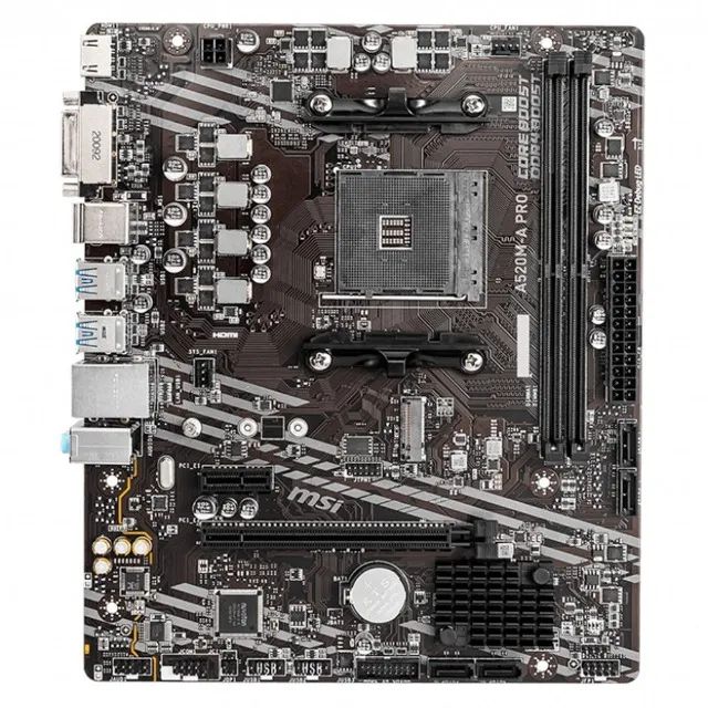 Placa Mae msi a520m-a pro am4 Nova - Foto 2