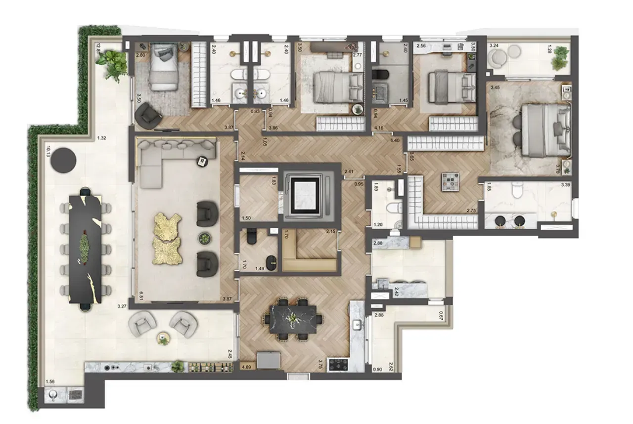 PLANTA 246m²