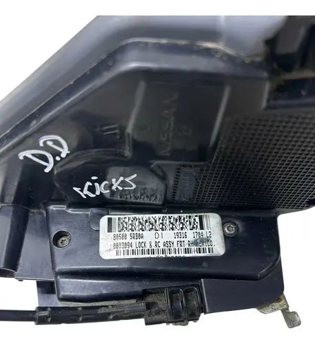 Fechadura Porta Dianteira Direita Nissan Kicks 2021 - Peças para