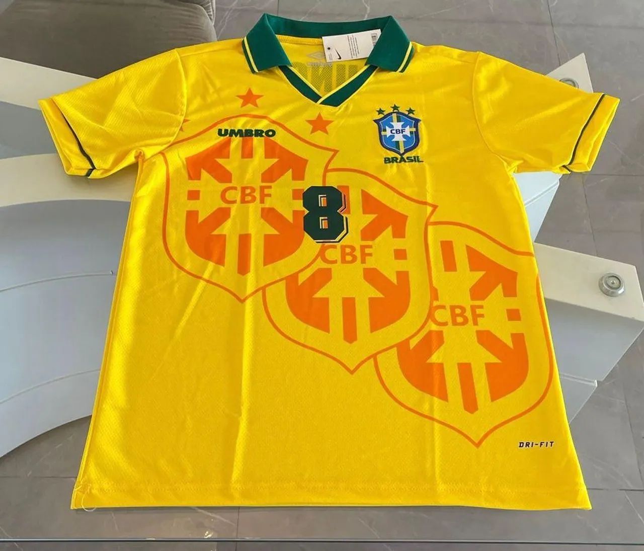 BRASIL COPA 1994 - DUNGA - AMARELA - RETRÔS - NOVAS! 