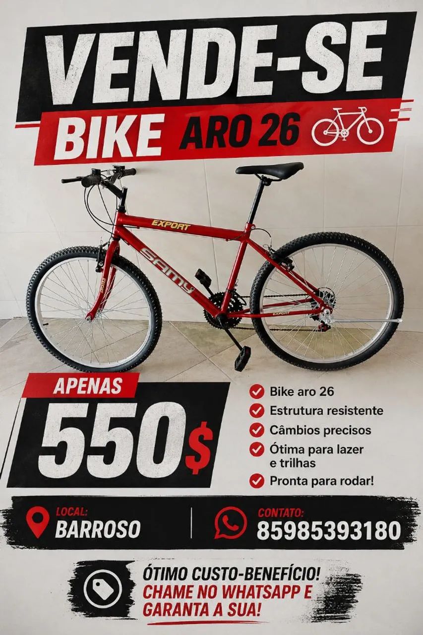 Bicicleta aro 26 