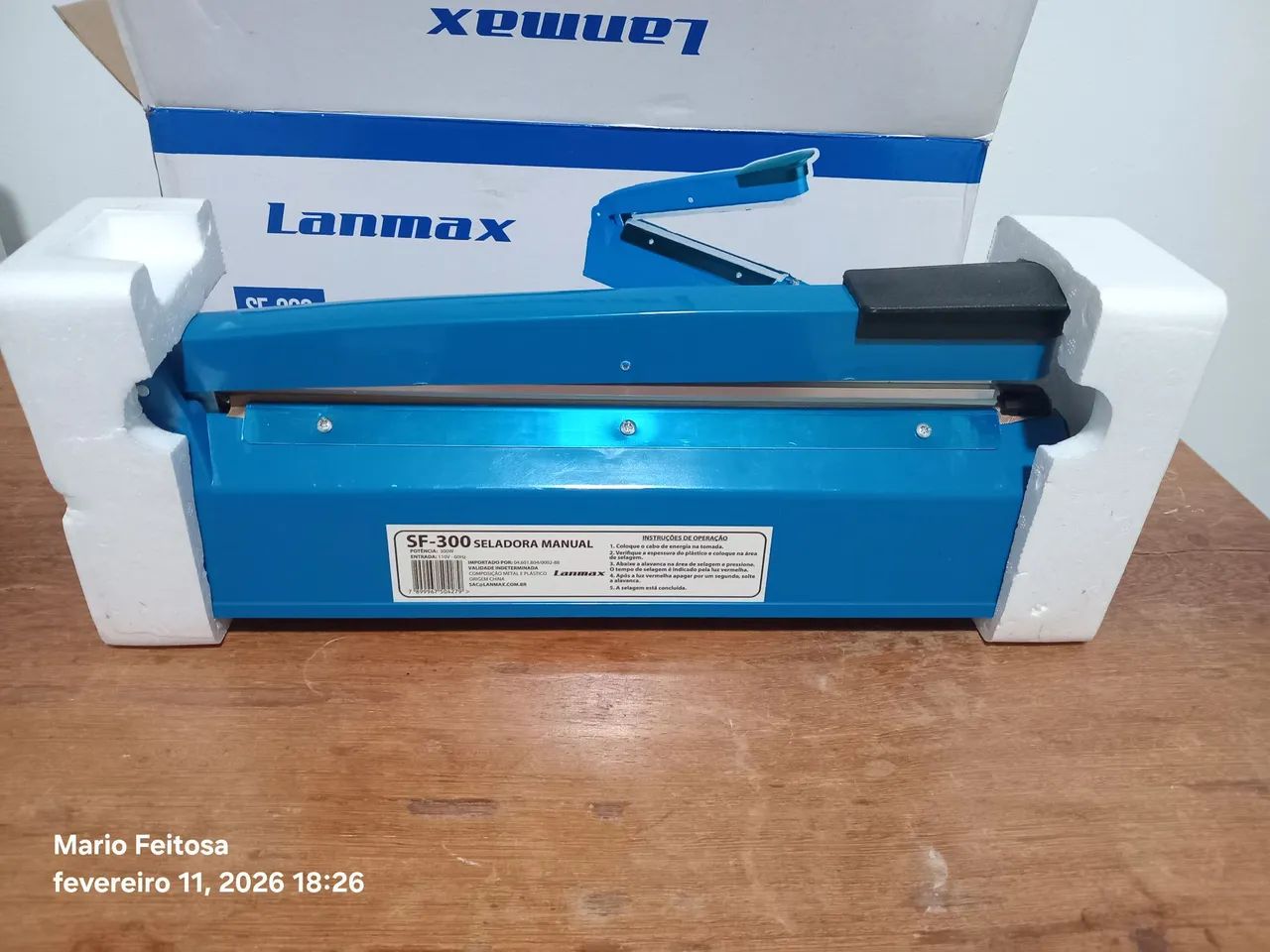 SELADORA MANUAL SF-300 - Foto 2