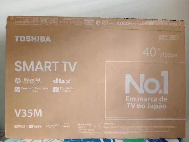TOSHIBA 40" SMART FULL HD V35M - SEMI NOVA - R$ 1.100  Vendo TV Toshiba 40 polegadas model - Foto 5