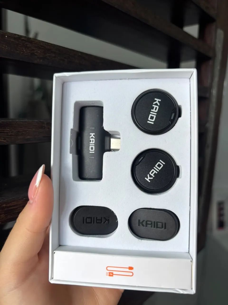 MICROFONE LAPELA KAID COMPLETO