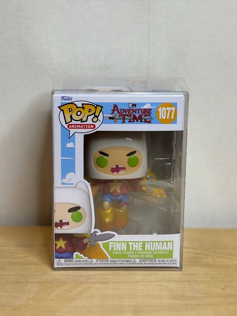Funko Pop! Hora da Aventura - Boneco Pop de vinil Ultimate Wizard Finn The Human
