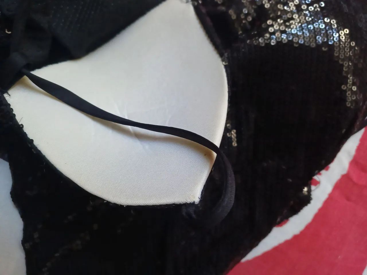 Cropped preto de paetês  - Foto 3