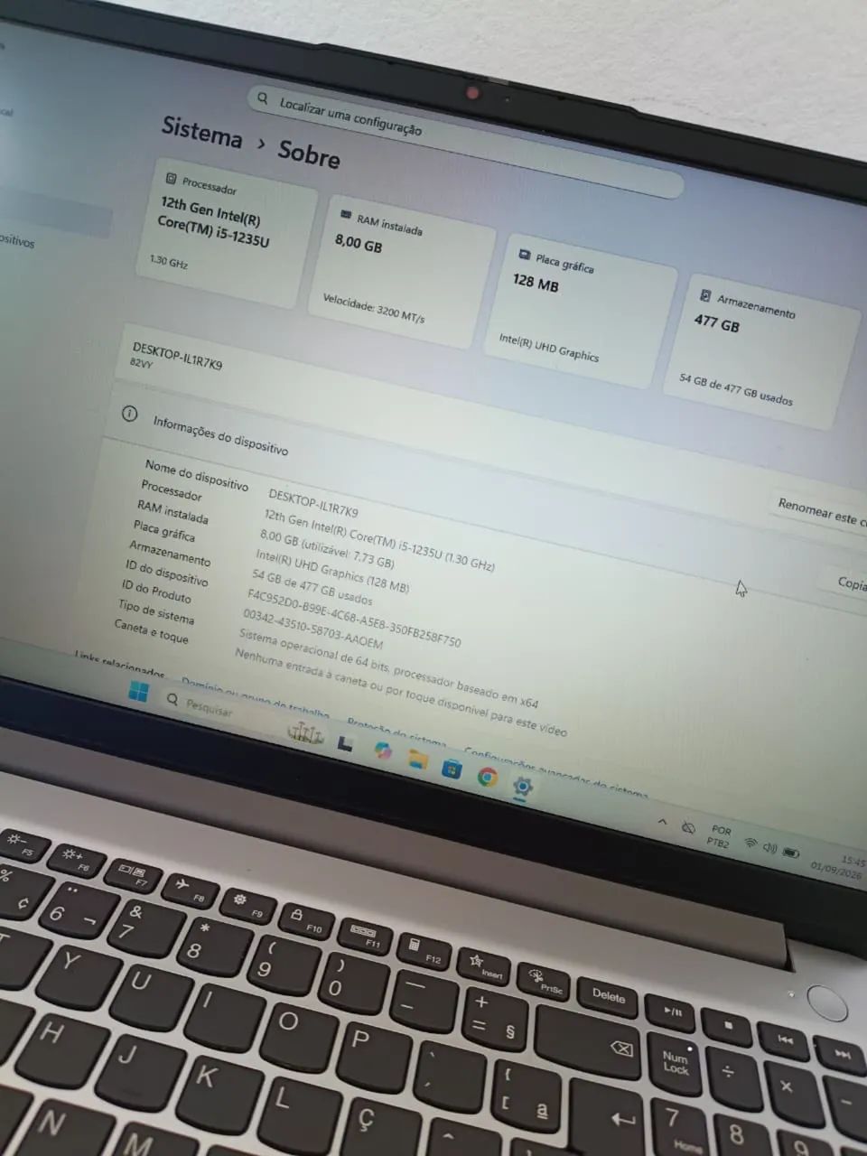 Notebook Lenovo I5 12Ger - Foto 3