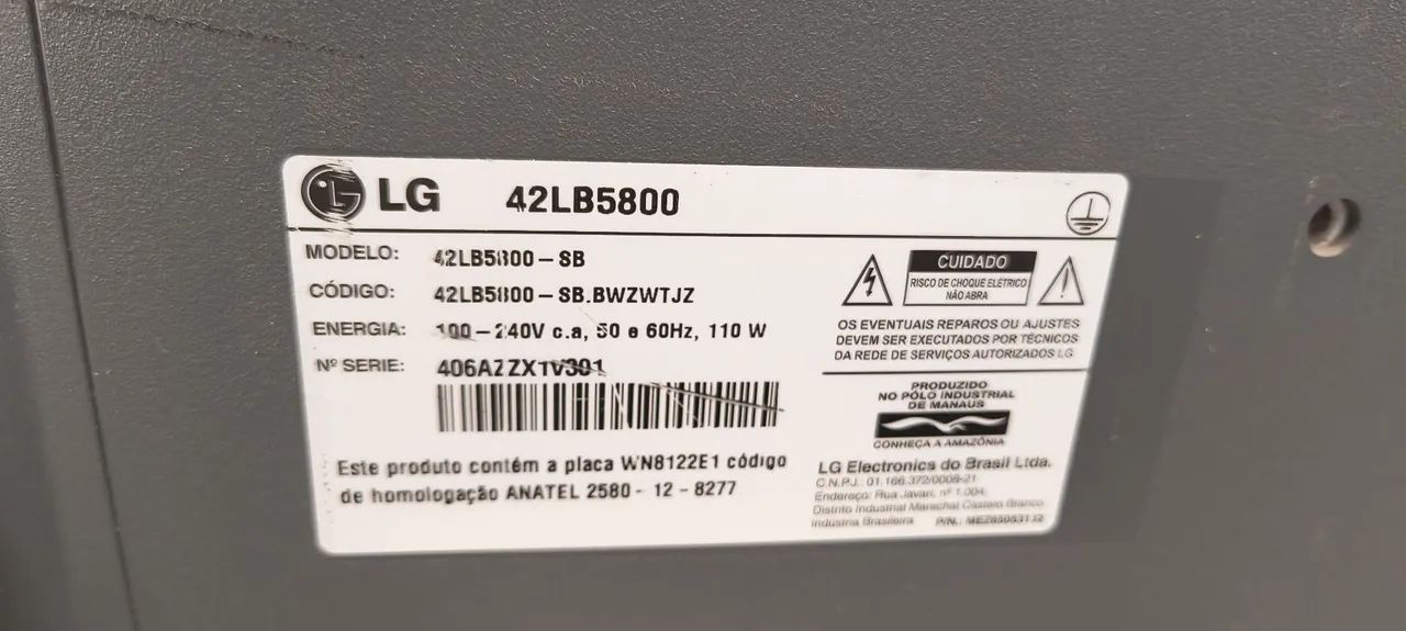 TV LG TELA QUEBRADA 42" - Foto 5