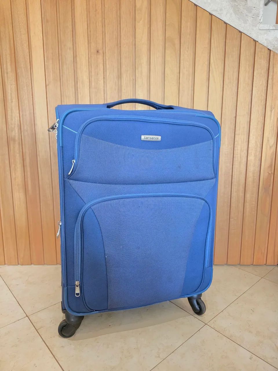 CONJUNTO DE MALAS SAMSONITE TECIDO AZUL MARINHO  - Foto 5