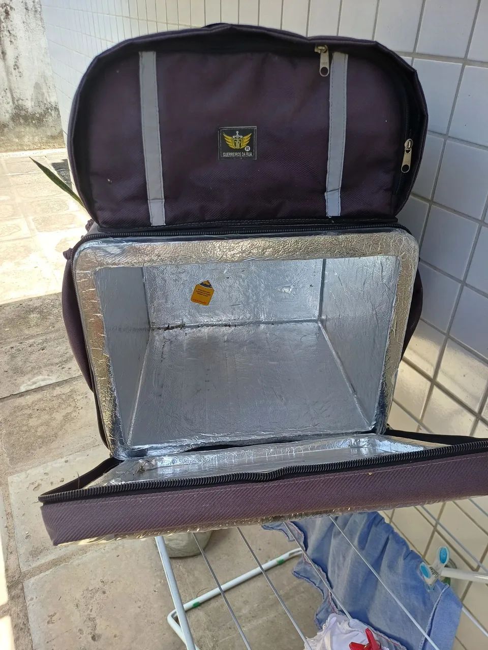 Bag impermeável 45 litros laminada em ótimo estado 