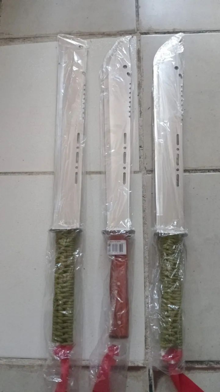 Facão tático em aço inox  - Foto 4