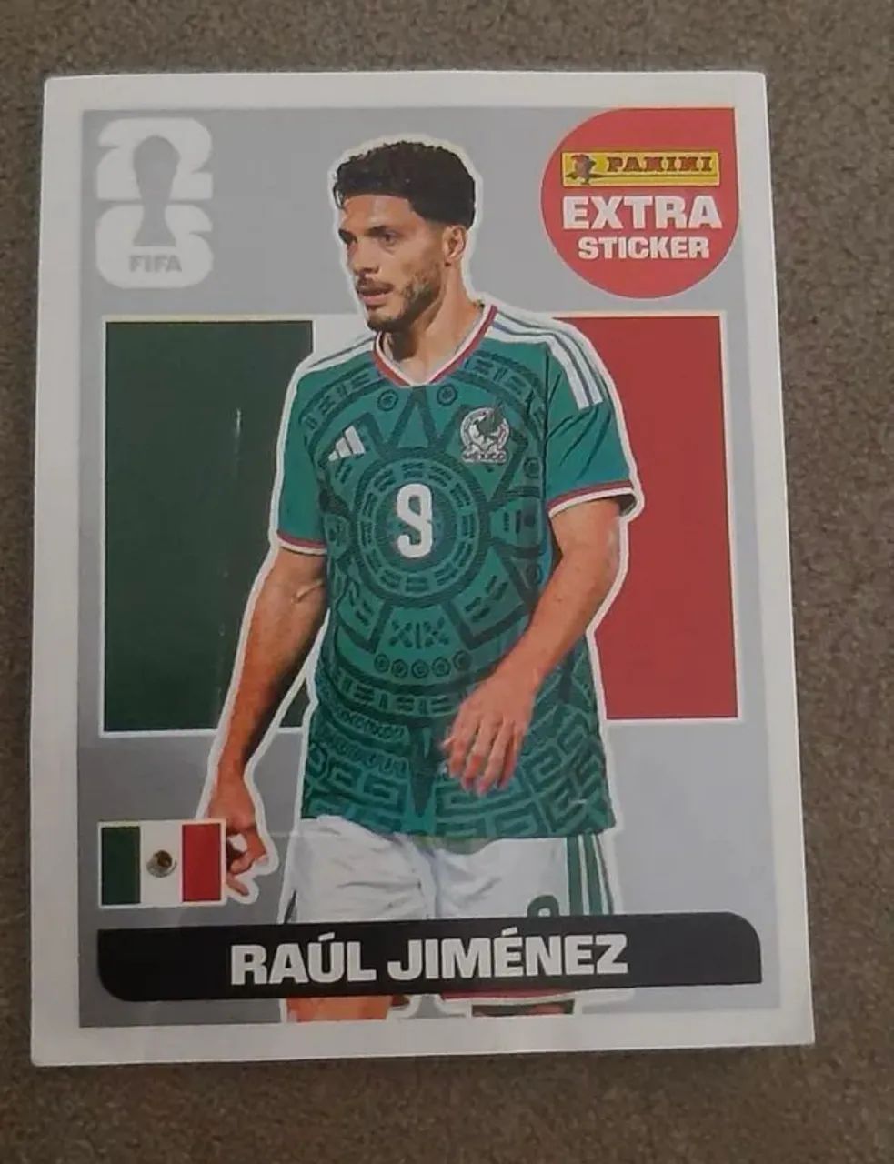 Figurinha jimenez prata México 2026