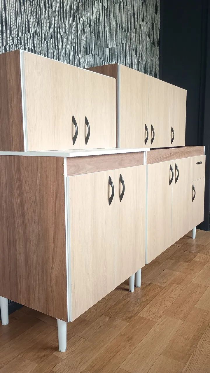 Jogo de cozinha em MDF. Desapego 