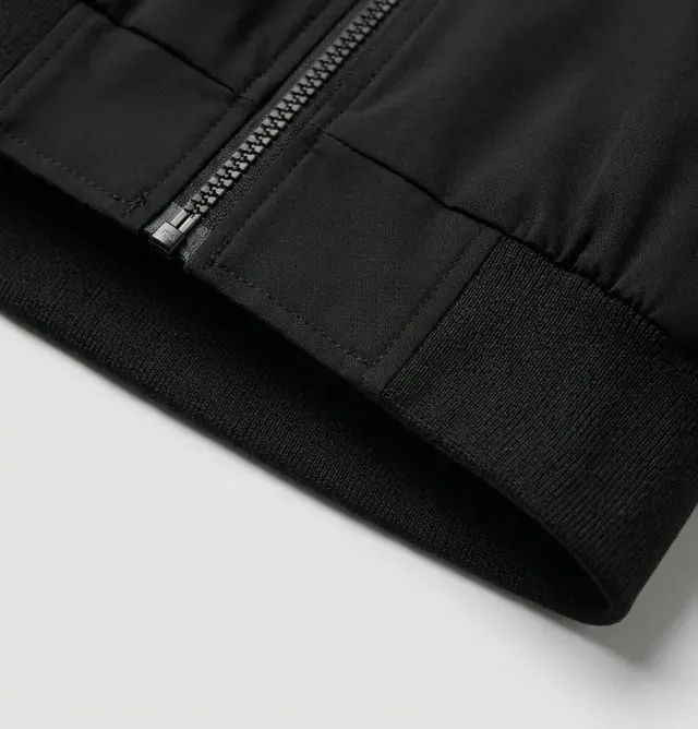 Jaqueta Bomber Preta Slim Premium - Foto 3