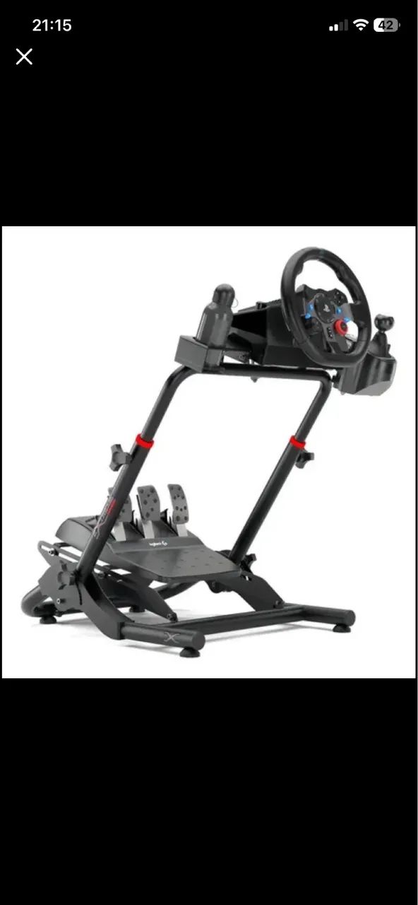 Volante simulador logitech com cockpit (versão Xbox)