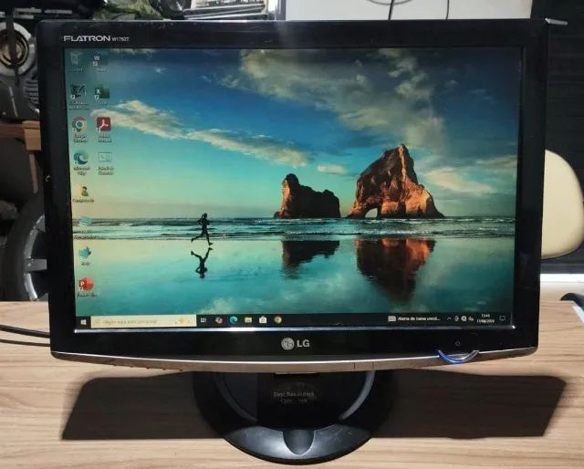 Monitor Lcd 17 Polegadas Lg Flatron W1752T Vga Dvi