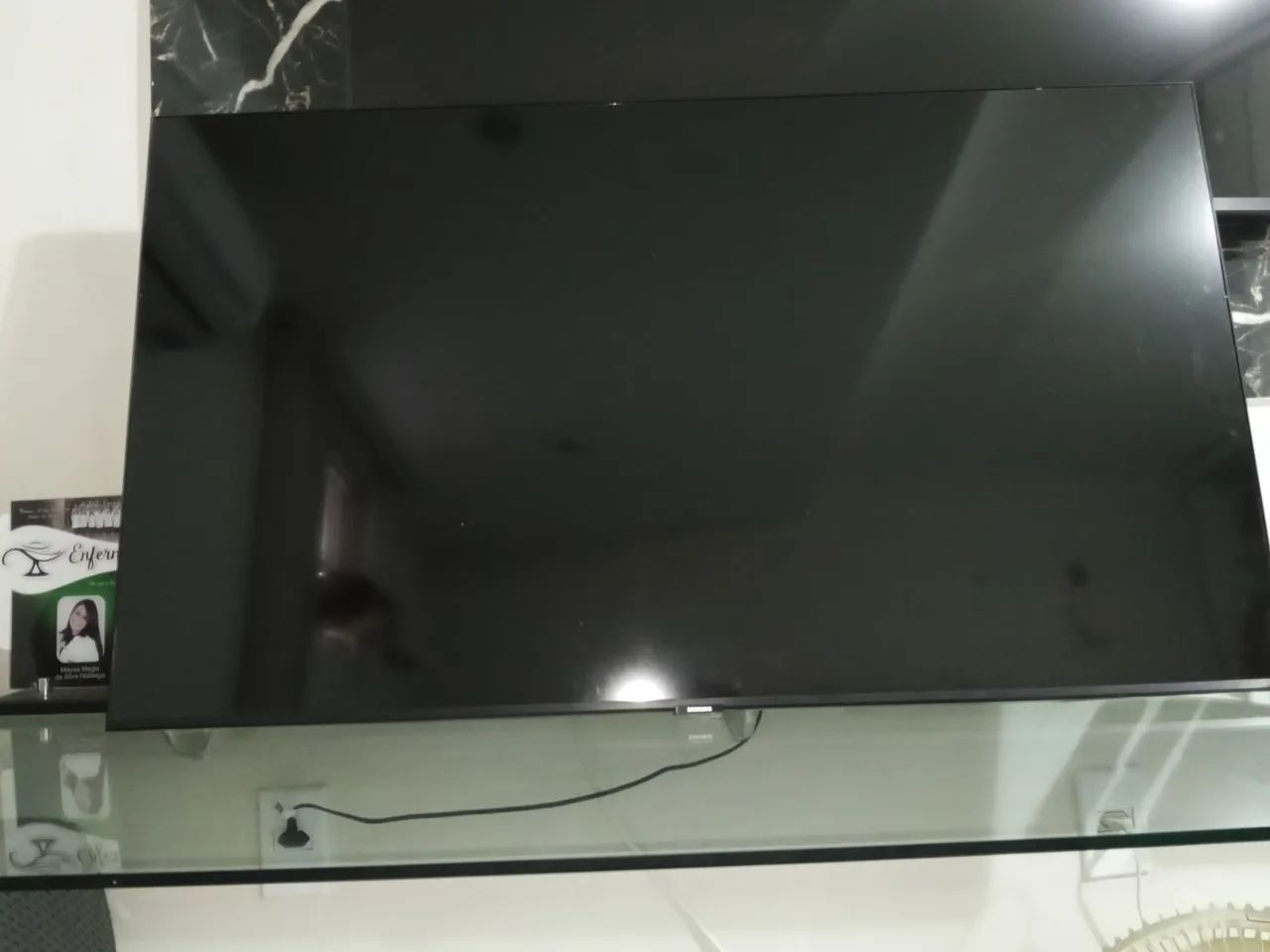 Tv 55" Samsung (tela queimada) - Foto 2