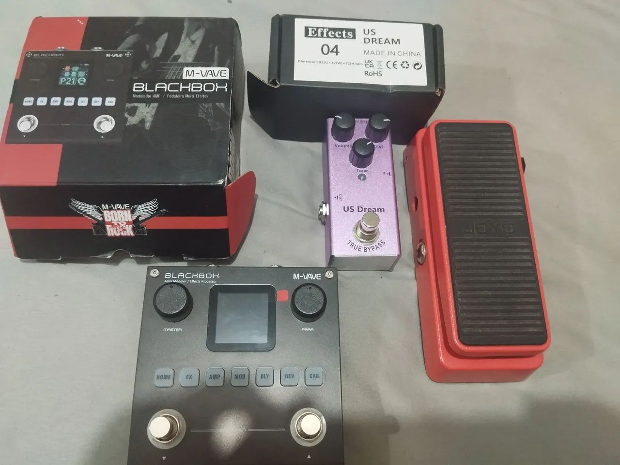 Pedais de guitarra kit matador 