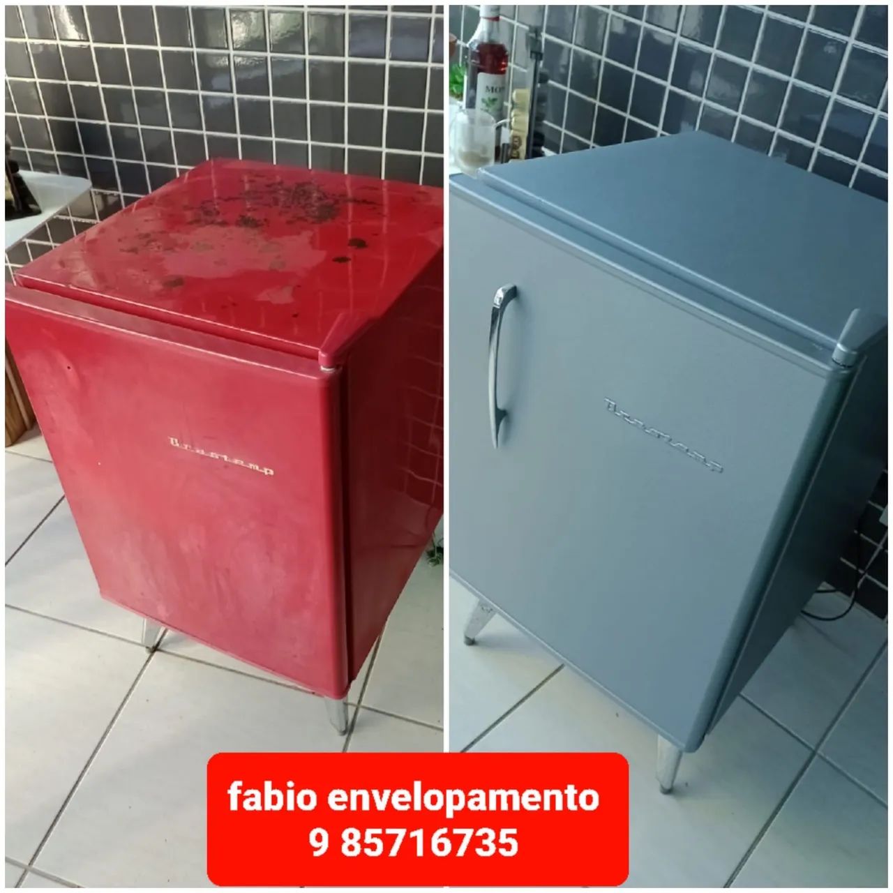 Envelopamento de frigobar  - Foto 5