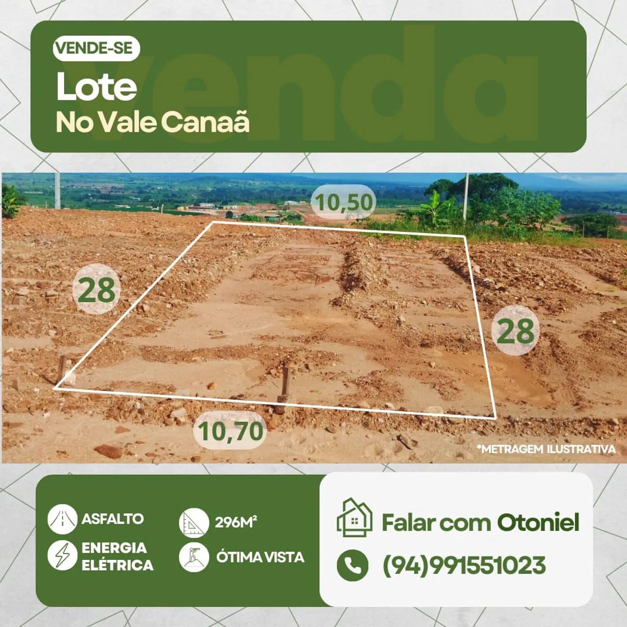 Vendo lote bem localizado com ótima vista e bem ventilado. - Foto 2