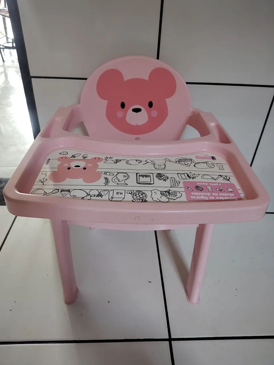Cadeira para alimentação infantil 