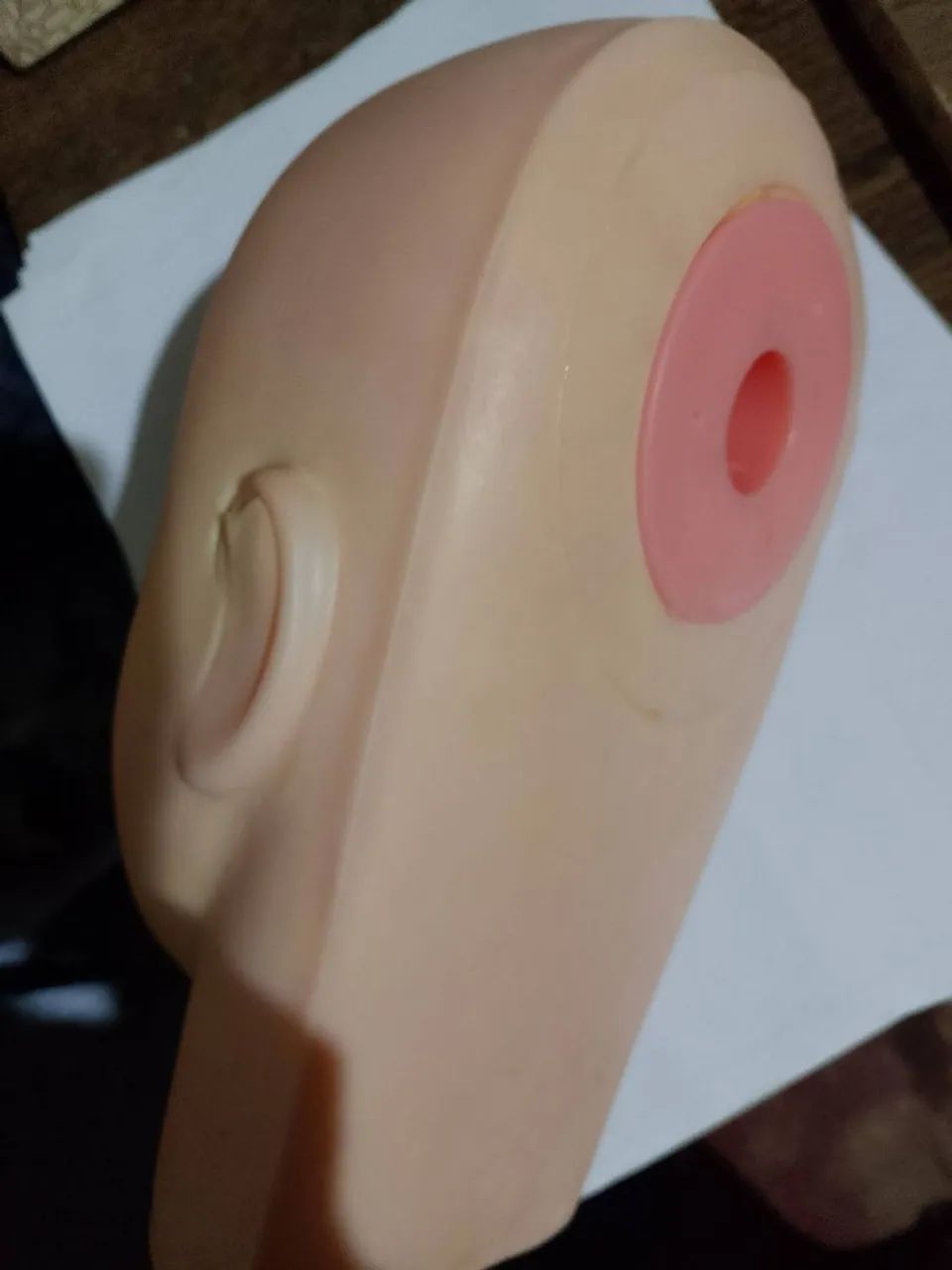 Cabeça de silicone para teste  para cílios, sobrancelha, make - Foto 3