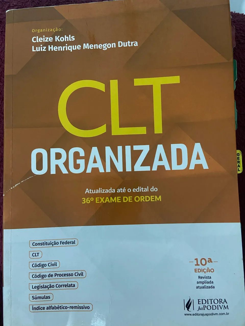 CLT Juspodivm - 10ª Edição | Marcações para OAB 