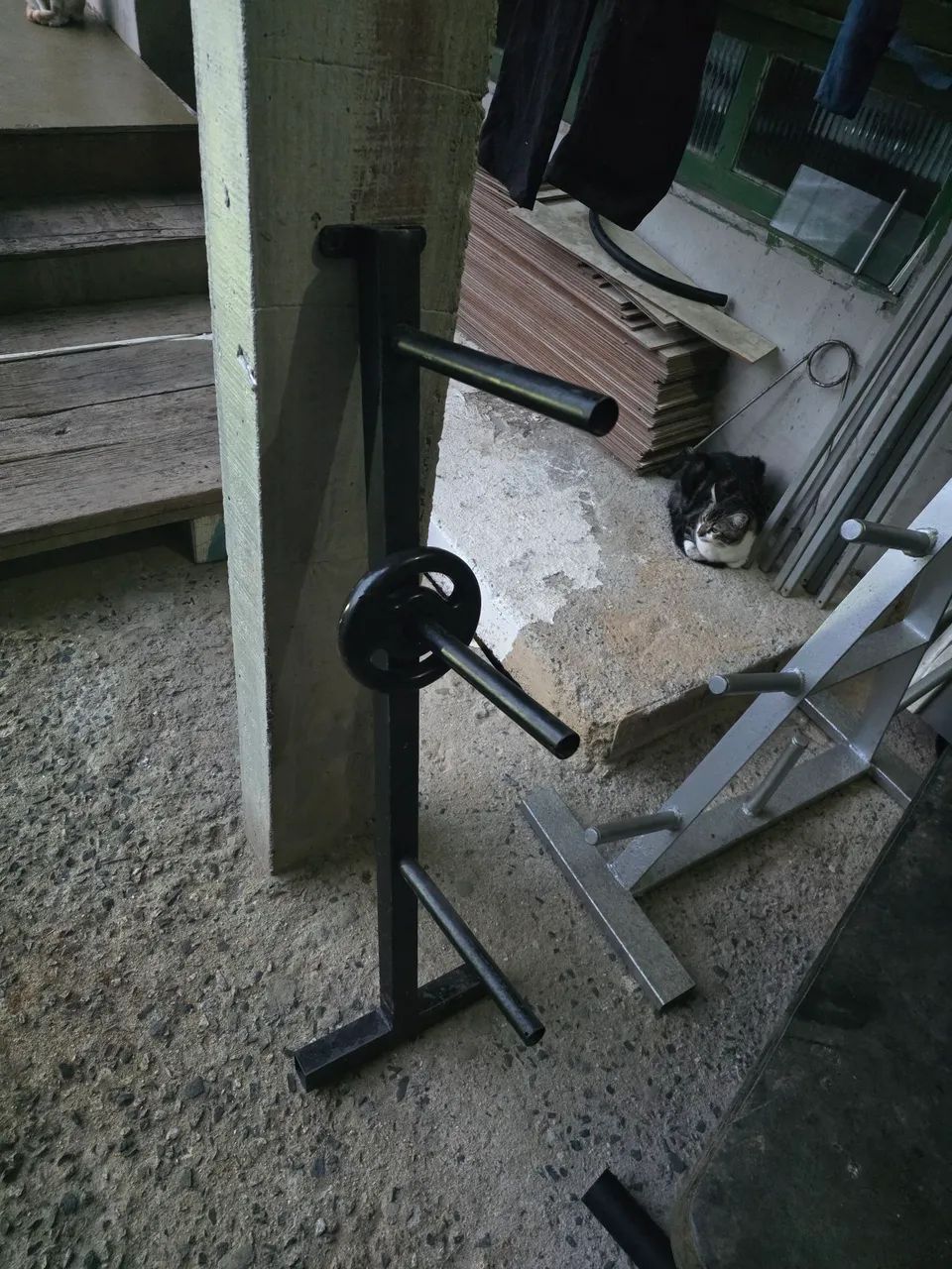 Suporte de anilhas para parede. - Foto 2