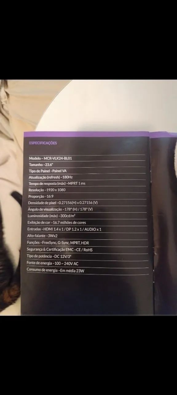 Monitor Gamer 180Hz - Foto 4