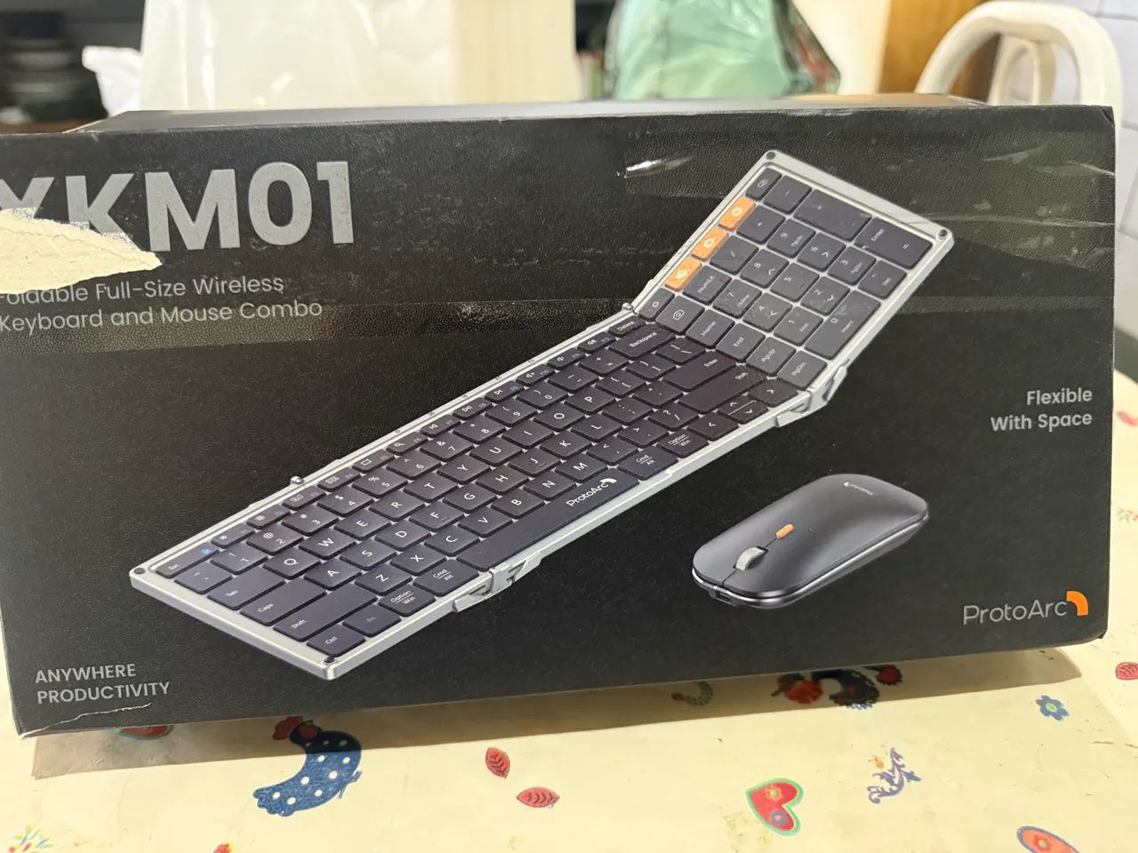 Teclado + mouse sem fio ProtoArc YKM01