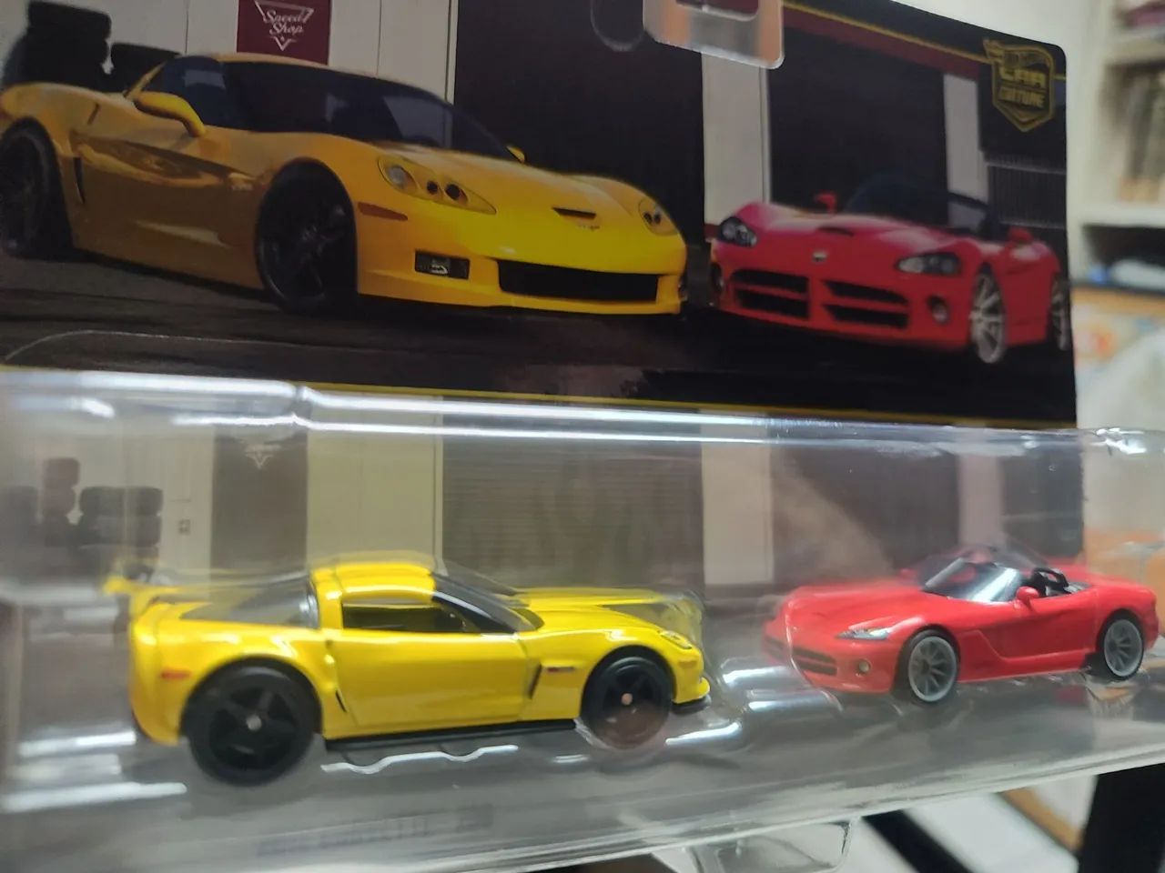 Hot Wheels Premium Pack 2 Corvette e Dodge Viper - Foto 2