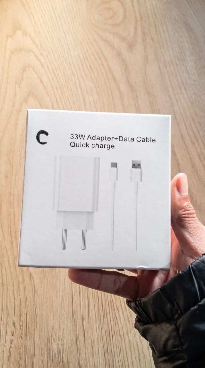 Carregador Turbo 33W Tipo C - Fonte + Cabo USB-C - Foto 5