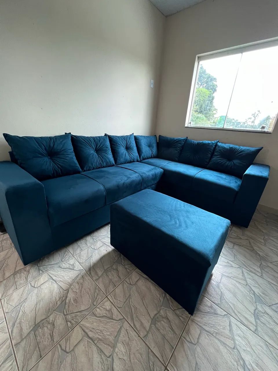 SOFÁ DE CANTO!!! NOVO!!! 12 x 129,90 cartão  - Foto 2