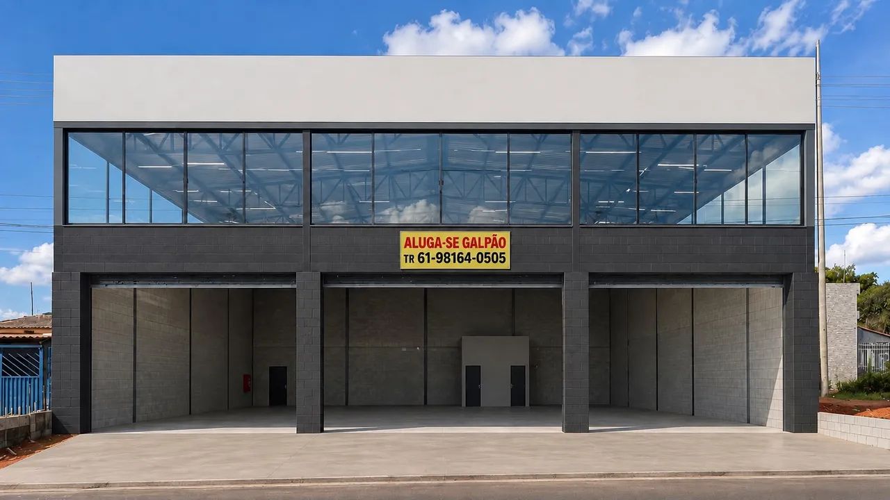 Galpão Comercial na Avenida Principal da QNO | 504 m² | Próximo à BR-070 - Foto 2