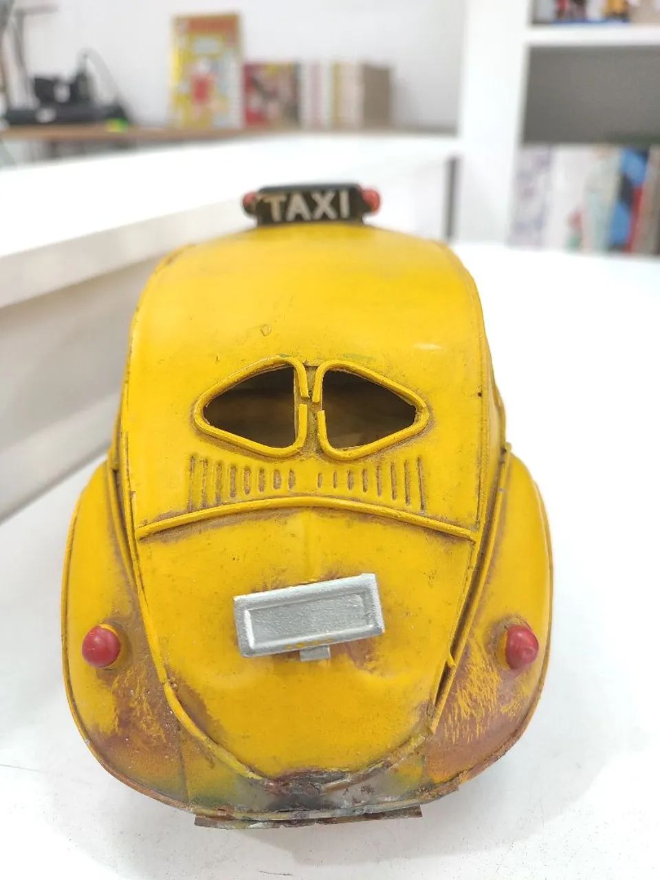 Fusca de Metal Retrô 24cm - Foto 4