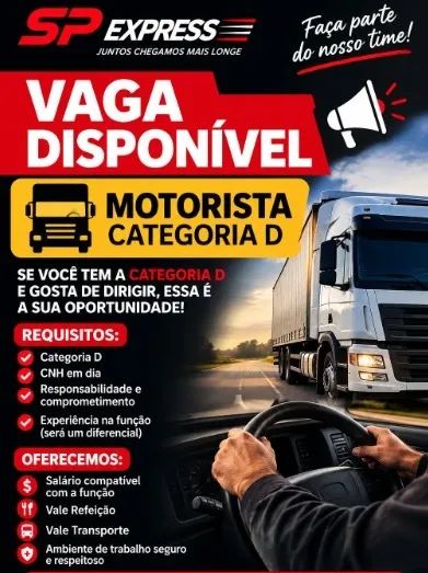 MOTORISTA CATEGORIA D 