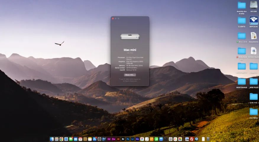 Mac mini Apple Late 2012 - Core i5 | 16GB RAM | SSD - Computadores