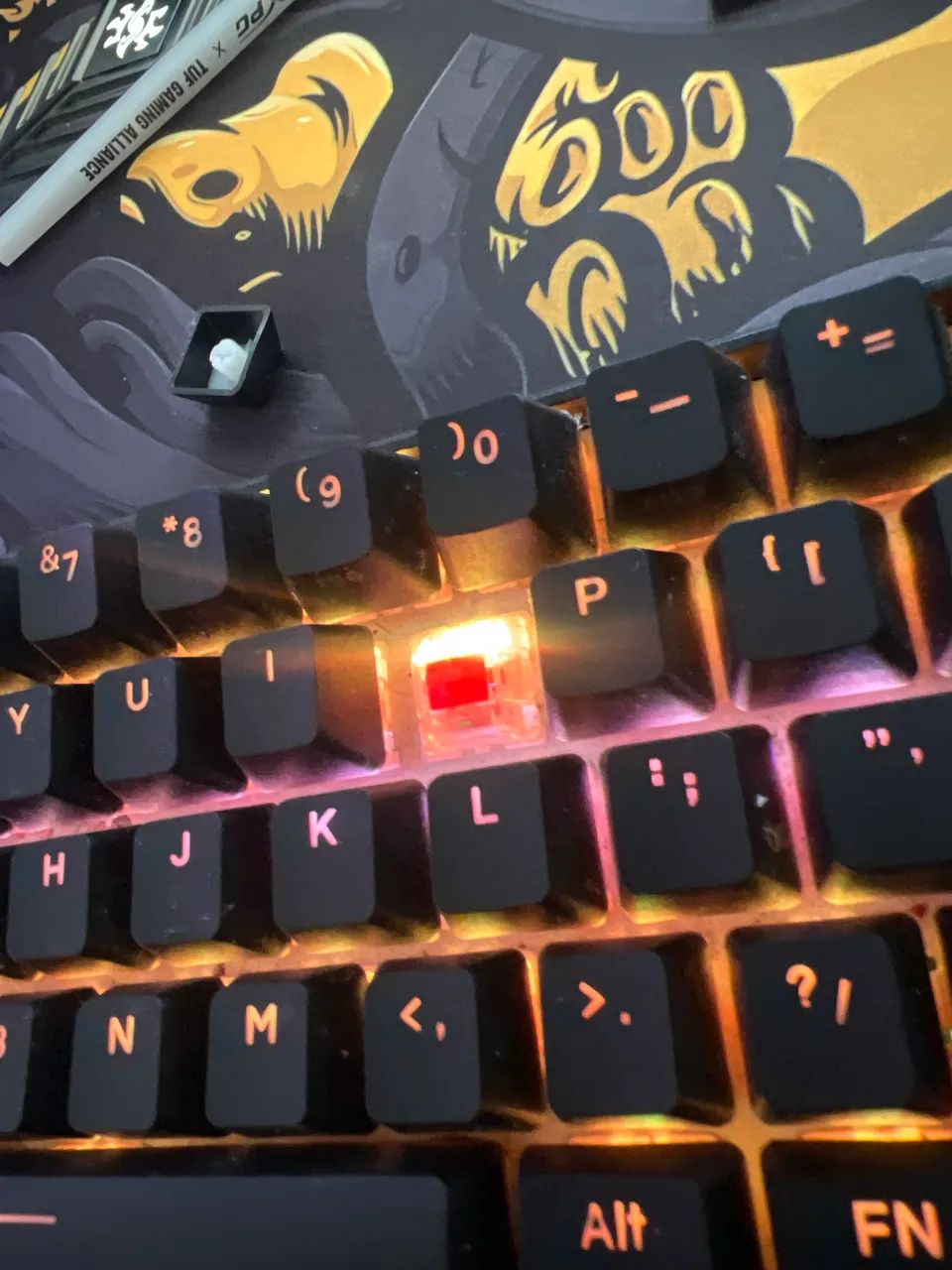 Teclado ANNE PRO 2 Switch Vermelho - Foto 3
