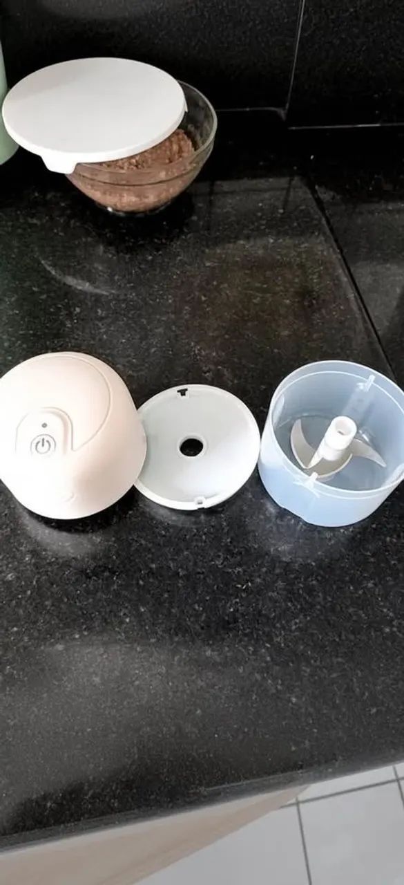 Mini Processador de Alimentos Eletrico USB - Várias Cores - Foto 5