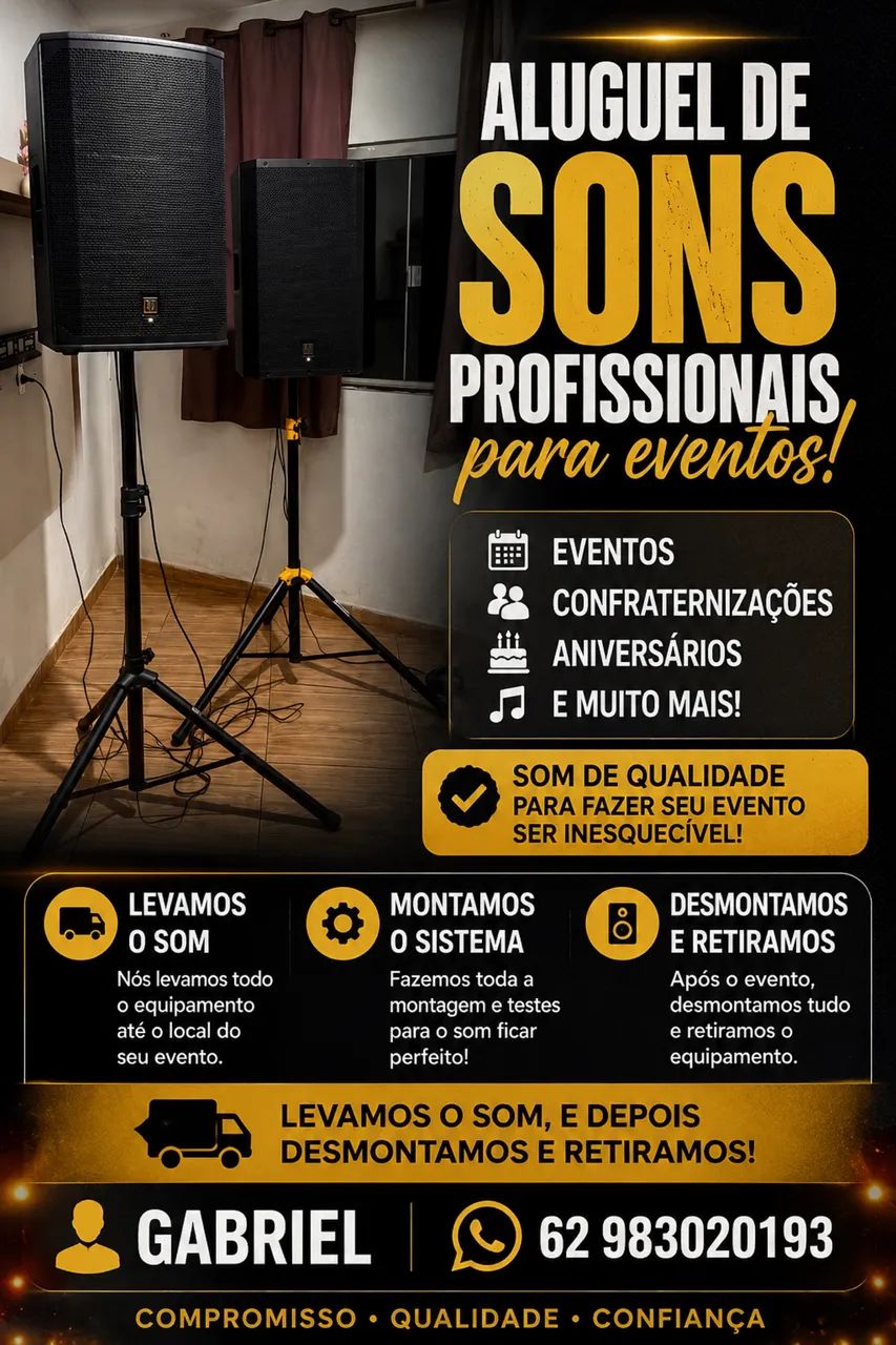 Caixa de som Alugo 