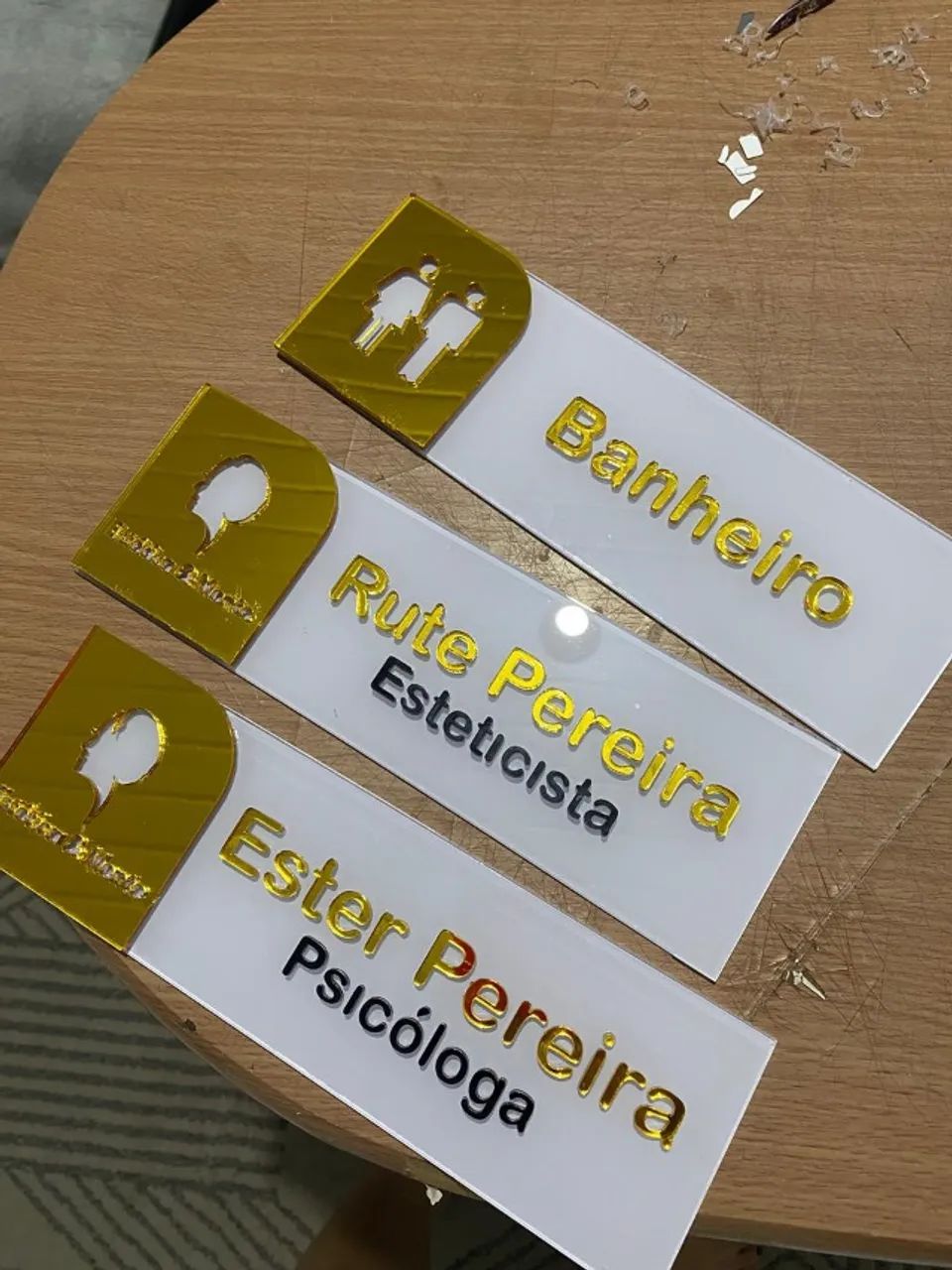 Placa em acrílico para setores - Foto 5