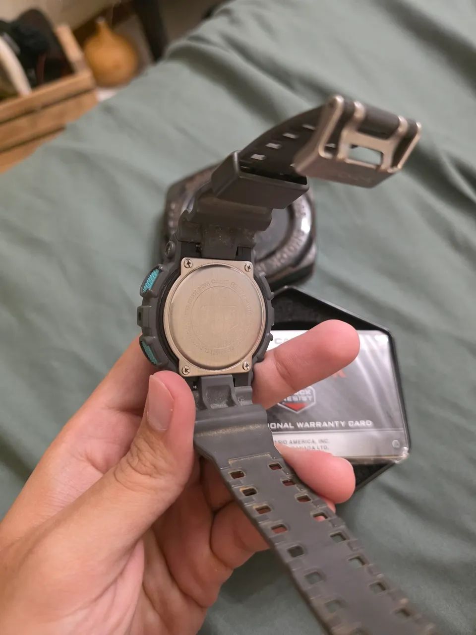 Relógio G-SHOCK GA-110TS-8A2JF Cinza e Azul - Acessórios - Barra