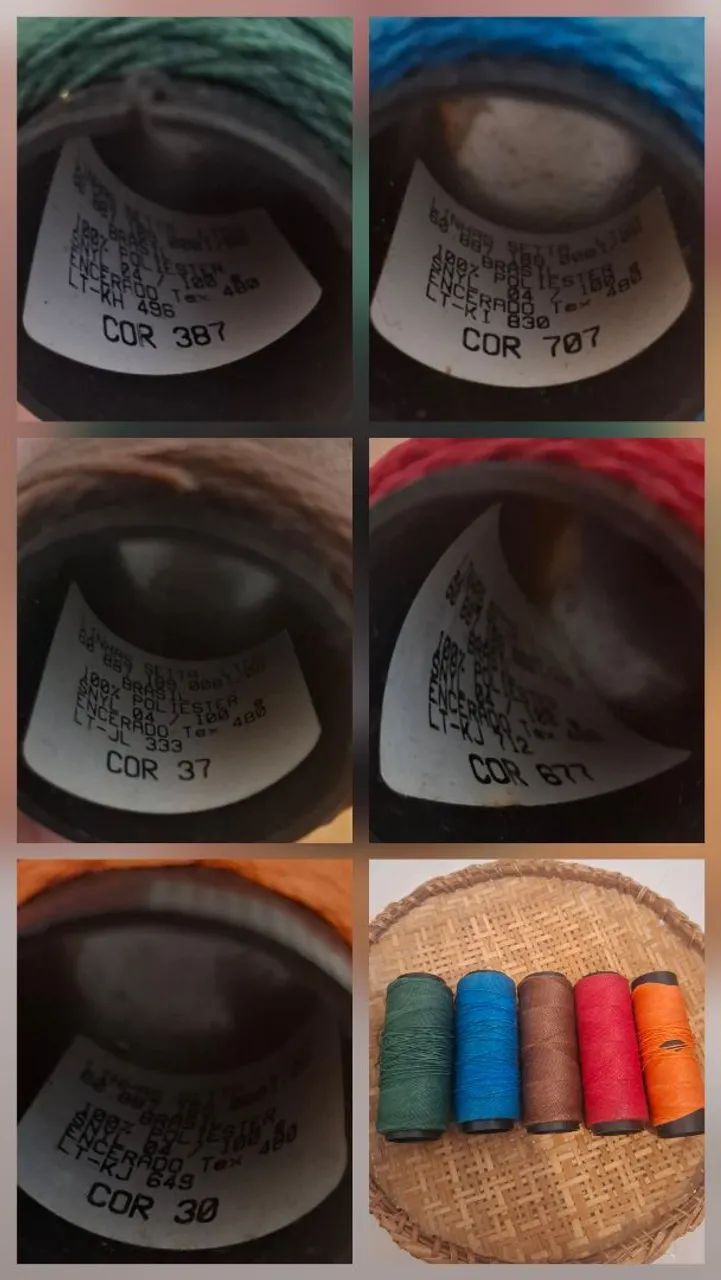 Fio encerado (cores) - Foto 2