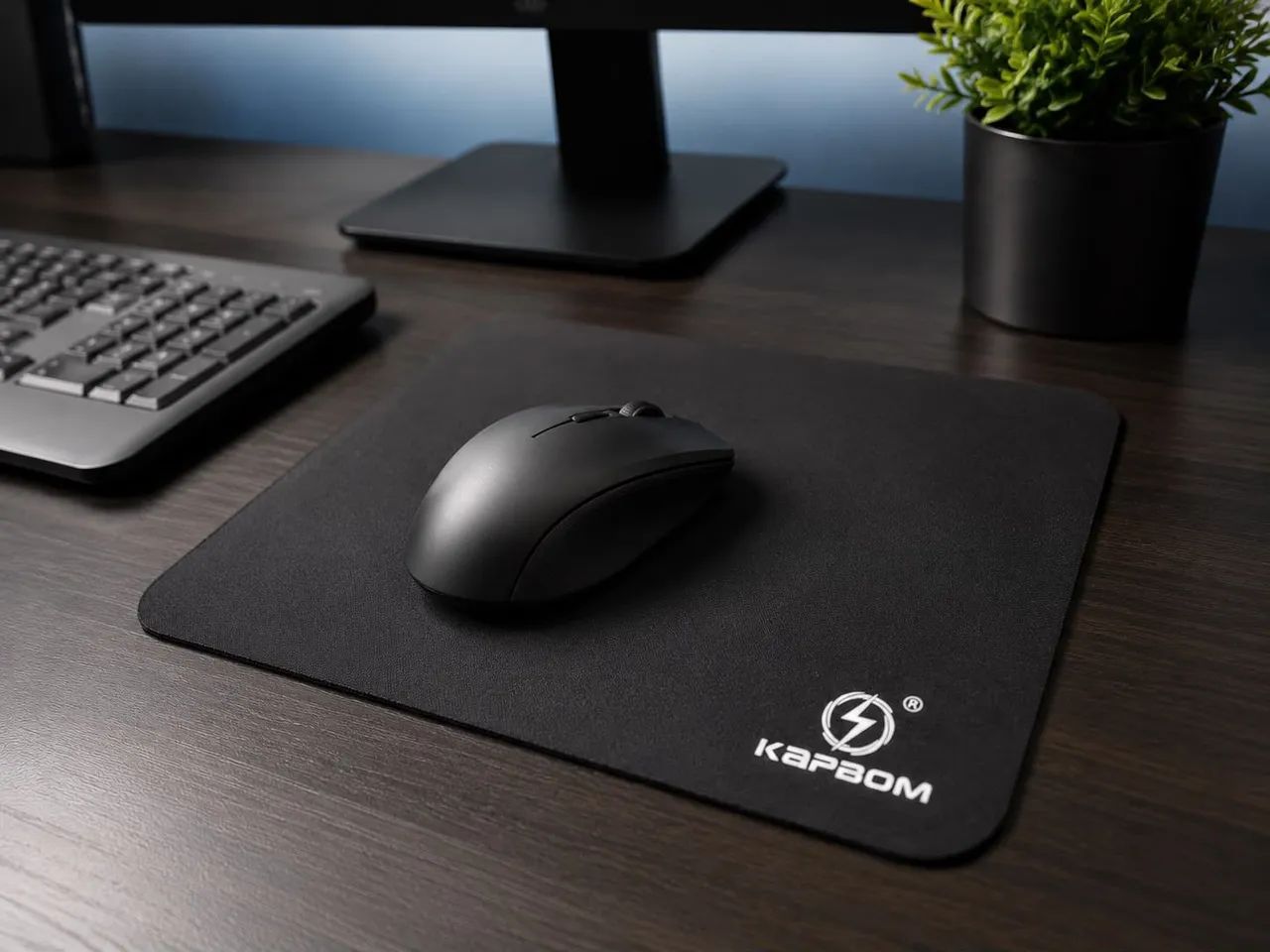 Mouse Pad Kapbom KAP-1001 com Base Antiderrapante - Foto 2