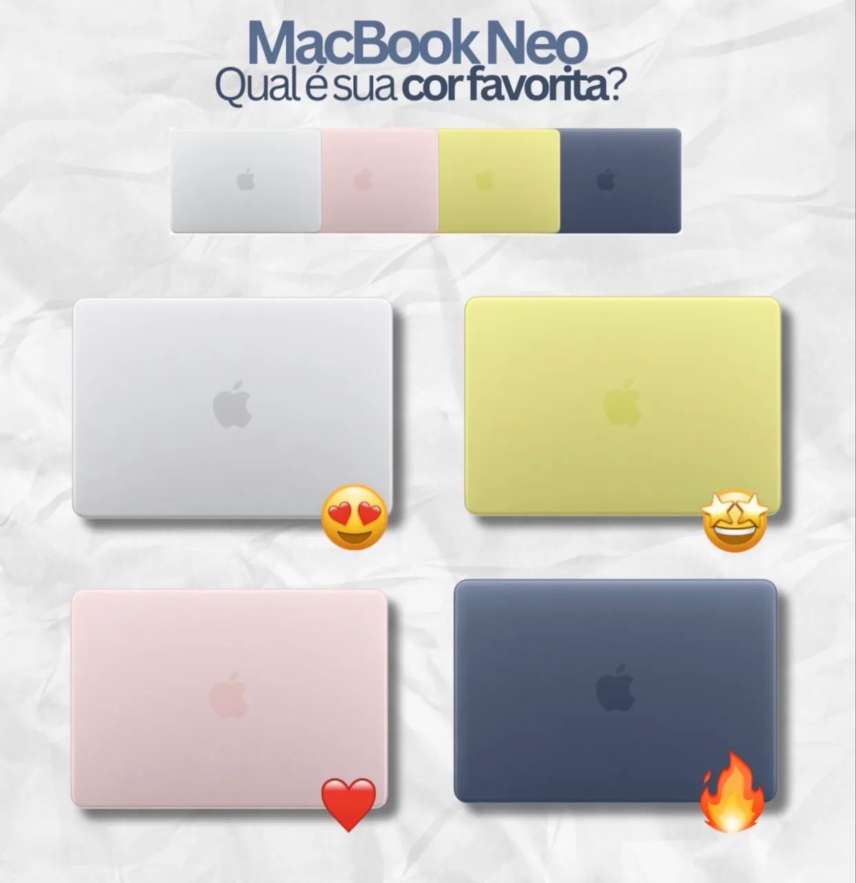 MacBook Neo 512GB 8GB RAM LACRADOS NOTA E GARANTIA APPLE