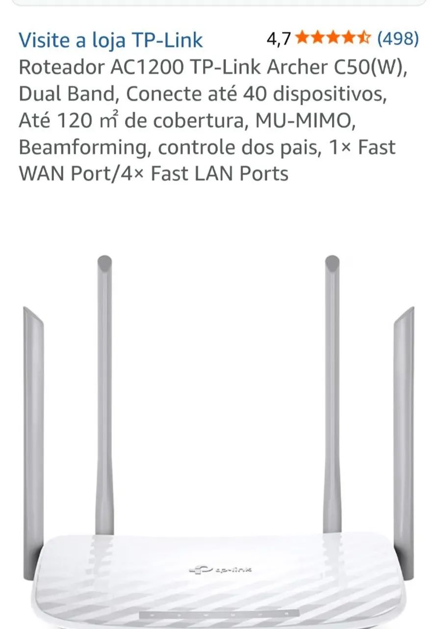 Rateado Tp _link  Archer C50 AC1200  - Foto 4